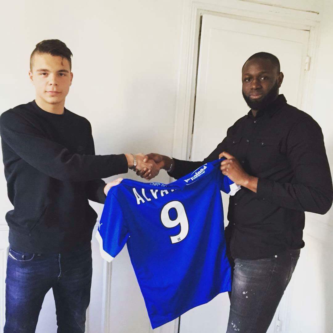 LPIFF75's tweet image. [U17 (exclu)] L'attaquant Anton Alvarez (@MontrougeFC92), passé par l'AS Bon Conseil, signe au @CNFC_Officiel