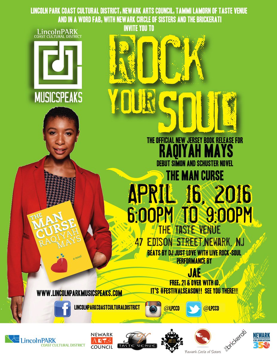 KimJFord's tweet photo. #LPCCDMusicSpeaks @RaqiyahMays #BlackGirlMagic #BlackGirlsRock Official Book Release PARTY NJ!! FREE 4/16, 6p9p! NWK https://t.co/YClqhPZyGs