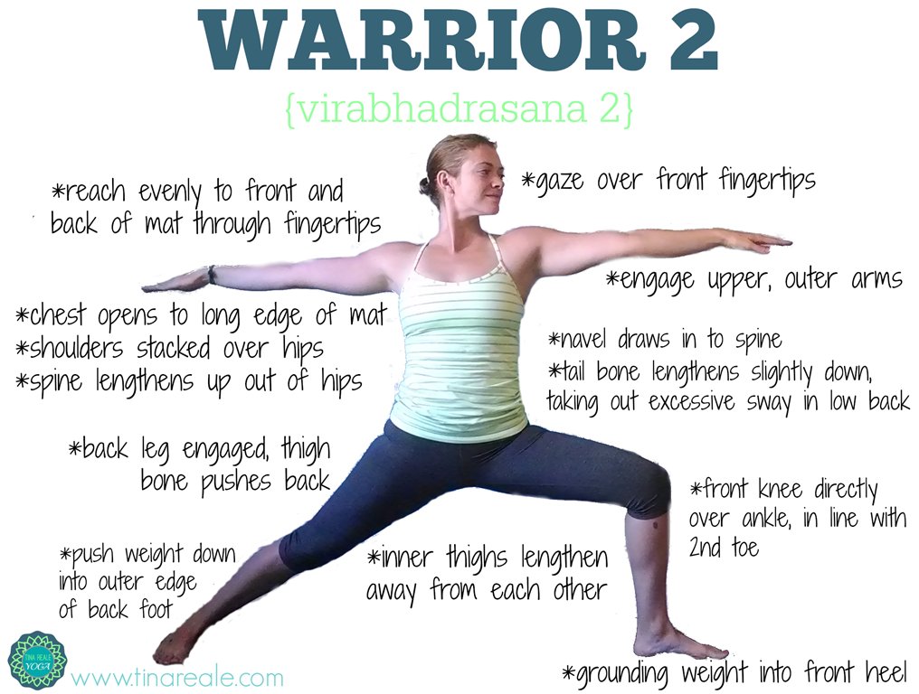 Harmony Yoga of Ann Arbor: Virabhadrasana II -- Warrior 2 Pose