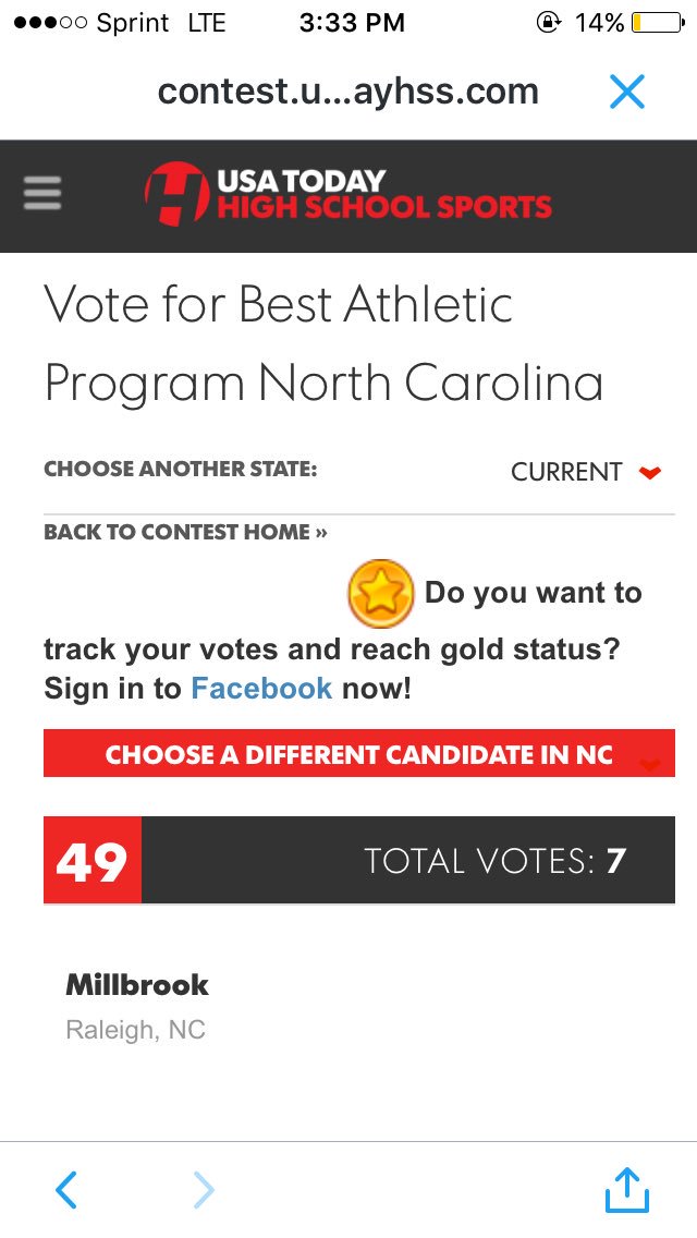 MillbrookSports's tweet photo. We are in the running for USA Today's TOP ATHLETIC PROGRAM! #VoteMillbrook
VOTE HERE: https://t.co/cNk3nss05P https://t.co/osRLEhrMQN