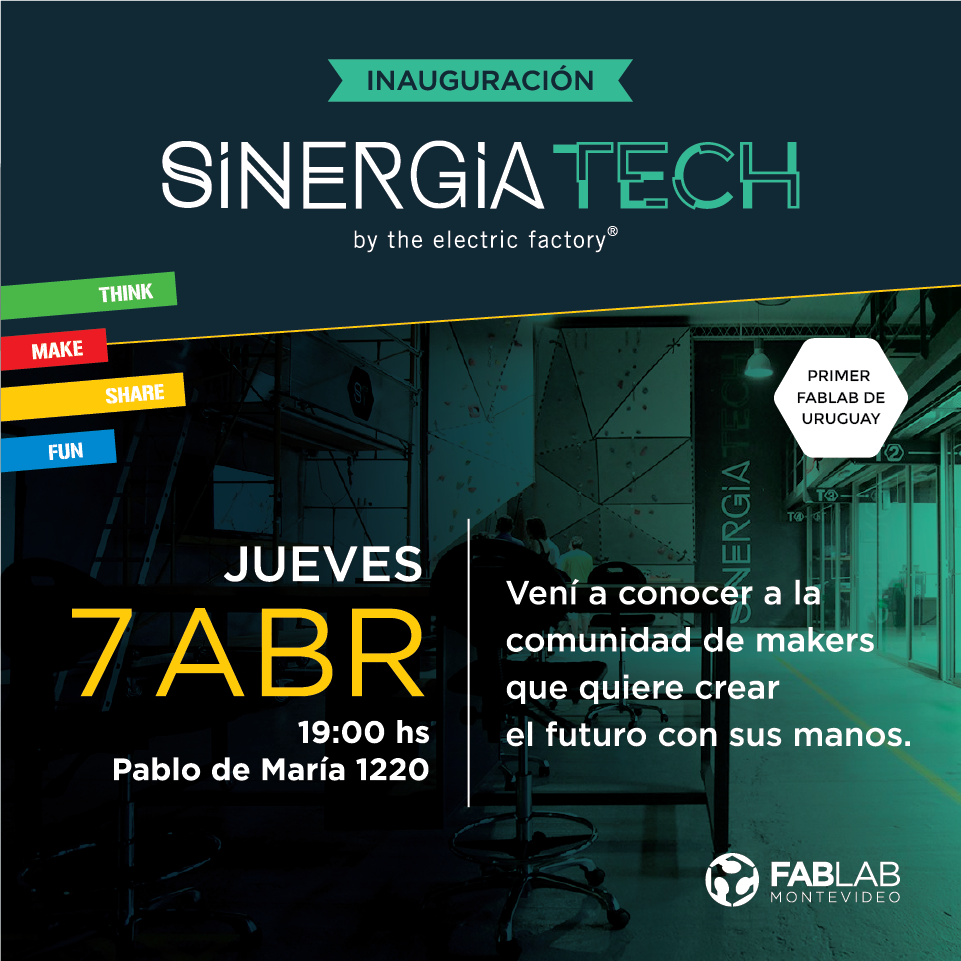 Plugty's tweet photo. Los esperamos hoy para la Gran Inauguración de @SinergiaTech ! Visitanos en nuestro stand junto a @Sinergiadora https://t.co/zAhohSt21n