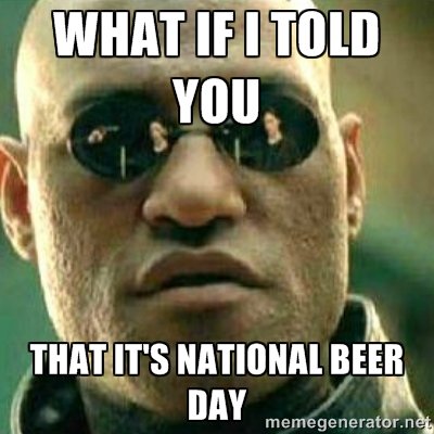 MapsandTaps's tweet image. And on this day, no work will be done! #craftbeer #drinklocal