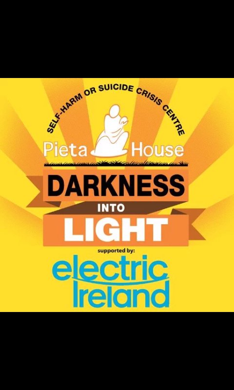 Darkness into Light 5k Walk/Run @ Aras Inis Gluaire, Civic Centre,4:15 on Saturday the 7th of May 2016