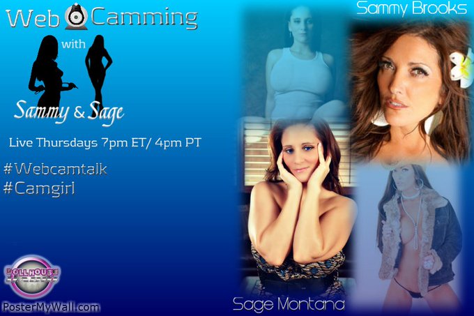 Web Camming with Sammy &amp; Sage will be back live on @DOLLHOUSE_RADIO 4/14 7pm ET @SageMontana1 https://t<a href="/tag/humpdayhumor"class="tags"><span>#humpdayhumor</span></a>