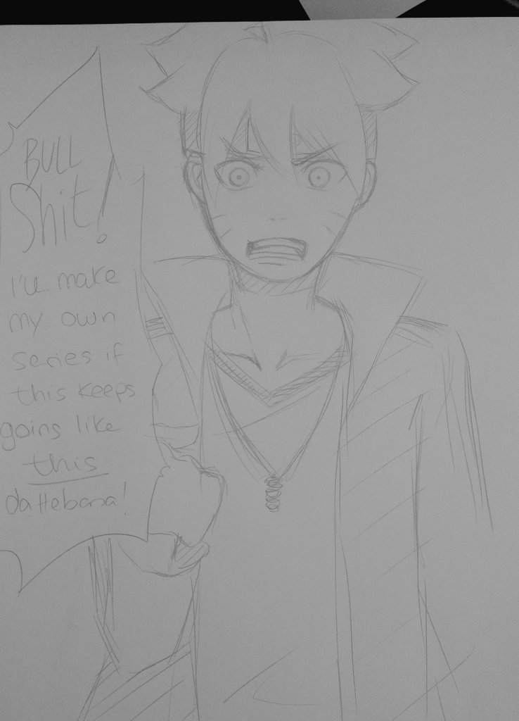 ShannaroHime's tweet image. Even I can draw better shonen------