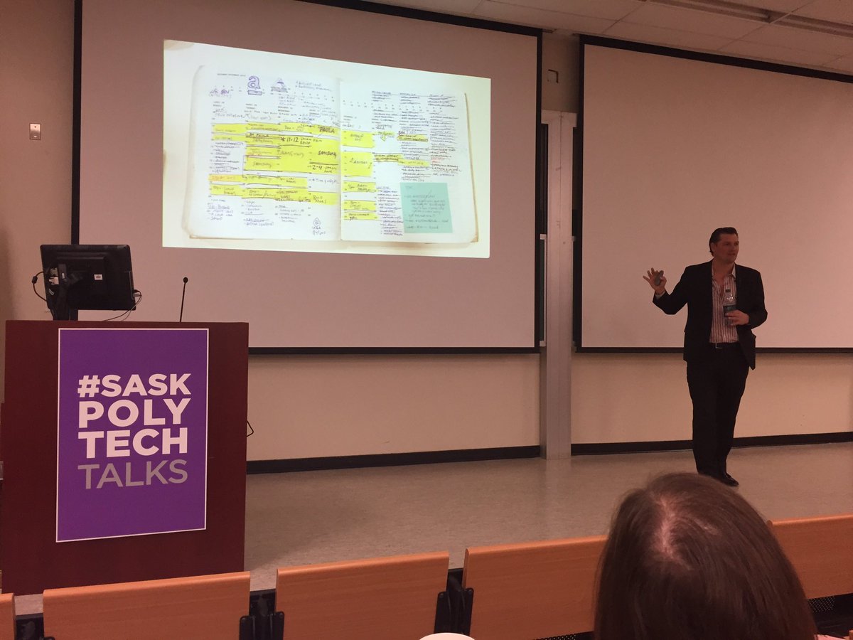 SaskPolytech's tweet photo. Insights into @huntertura's personal schedule. #organizedengagement #saskpolytechtalks https://t.co/FHiKw20cwT