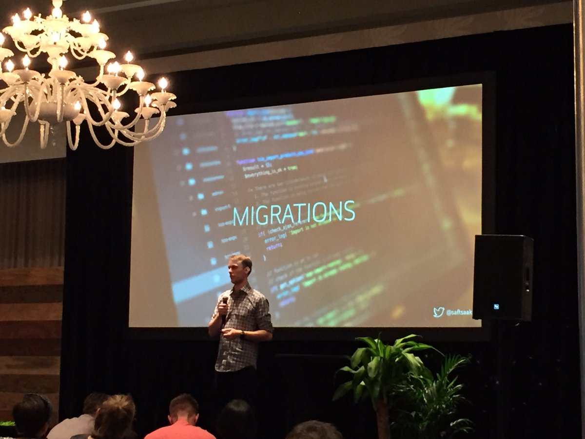 Oh, migrations...so much fun! #WooConf