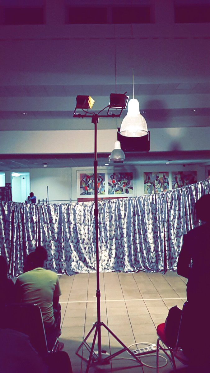 basilabia's tweet photo. The Stage is set....leggo in 1,2,3....🎬🎥
#SGAWeek2016 Day 5, Aproko Musical!!! https://t.co/iPvPoLv59S