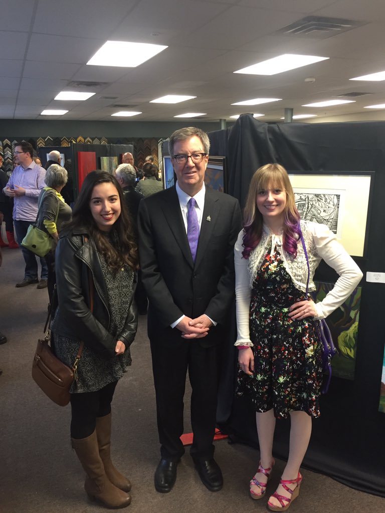 kpowerart's tweet photo. Art show today at the new #Wallacks gallery in #OttawaWest Thanks to @JimWatsonOttawa for supporting the arts! #KCAG https://t.co/G0UiuYhnV7