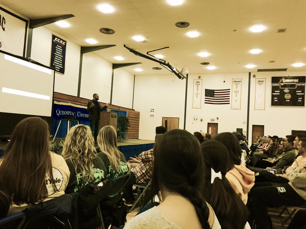 QUKappaDelta's tweet photo. Thank you @shaunsperling for speaking to the Greek community tonight! #QUGW2016 https://t.co/FarhdhCrsa
