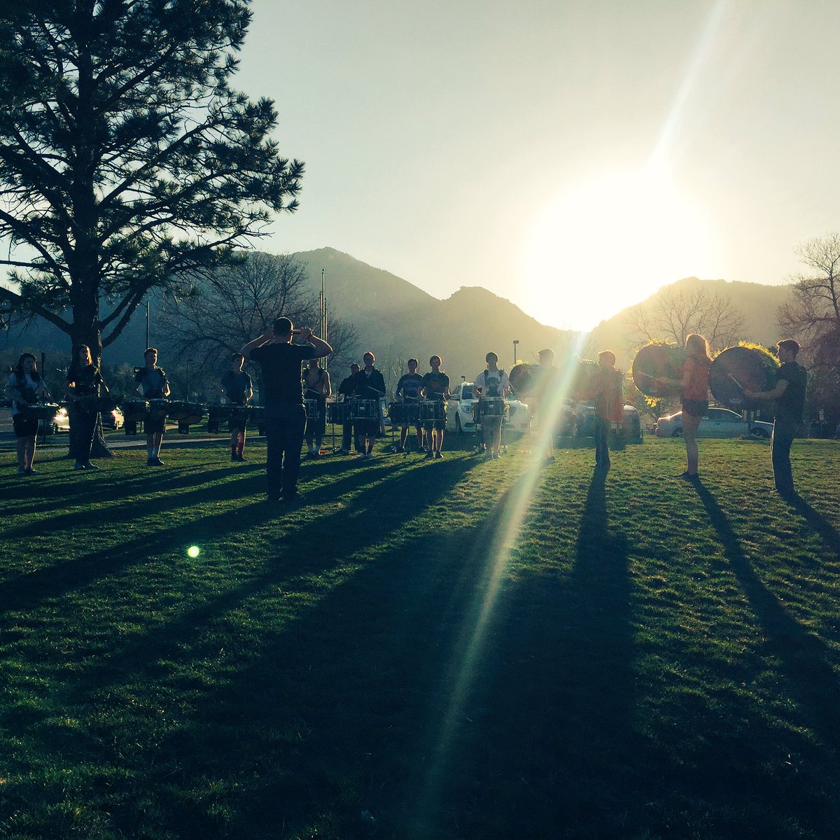 FHS #winterpercussion warming up for #ensemble #indoorpercussion #boulder #colorado #drum #state <a href="/RMPAorg/">RMPA</a>