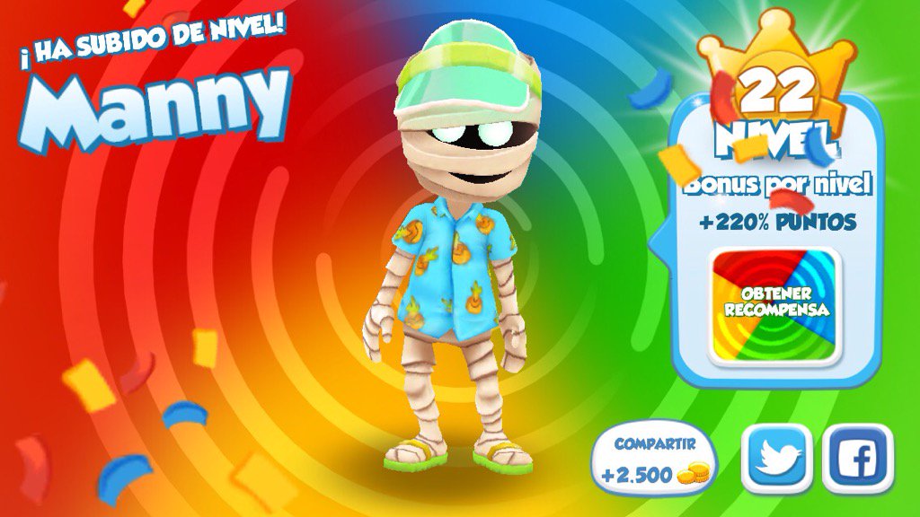 RembaYambo's tweet photo. ¡He llegado al nivel 22 con Manny en #SkylineSkaters! https://t.co/Y93RE11xbC https://t.co/ucsEIvRJig