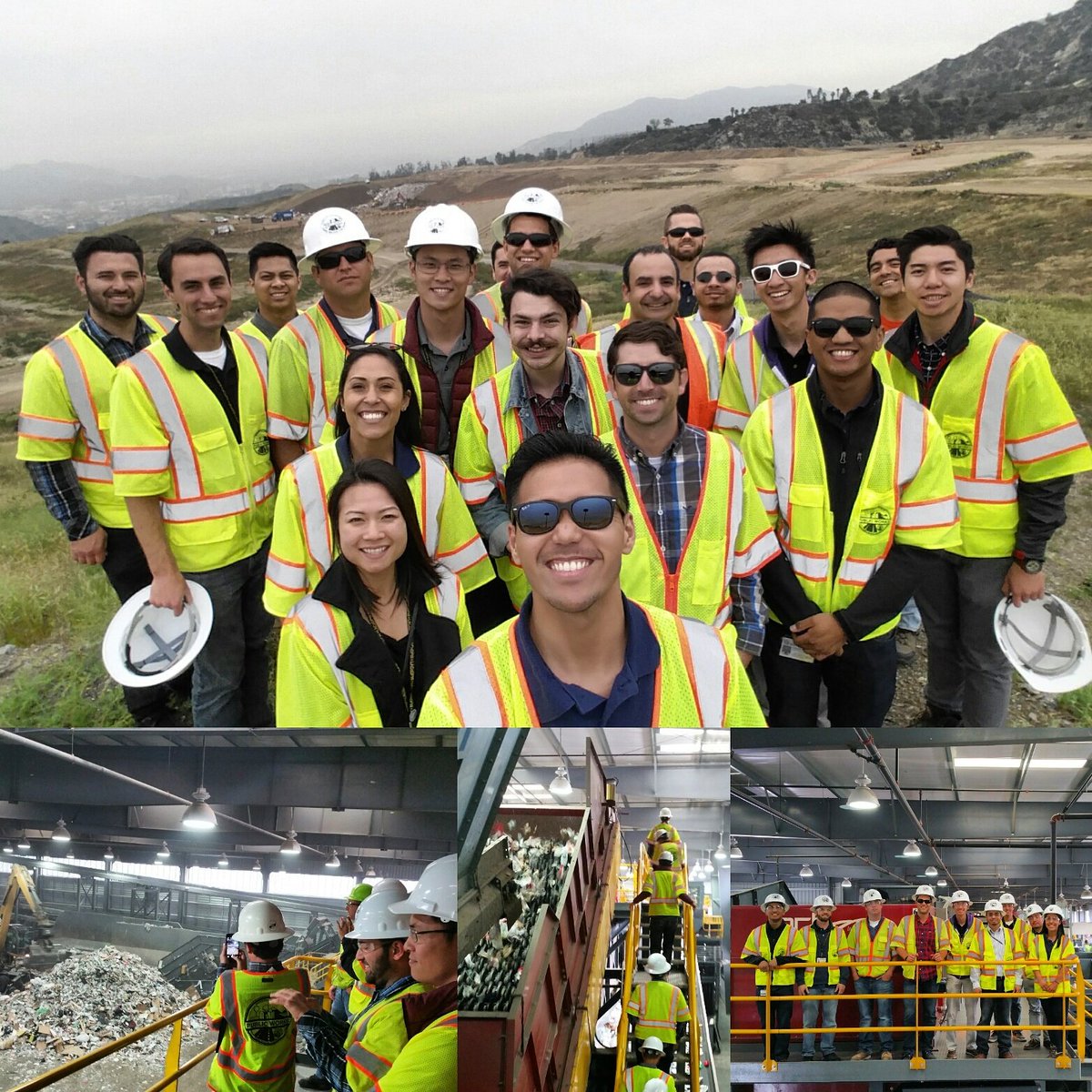 MarkJBeltran's tweet photo. One man's trash is an engineer's treasure! #CEAForum visits #SchollCanyon Landfill &amp; Athens Services' #SunValley MRF https://t.co/qKa8NkIlaY
