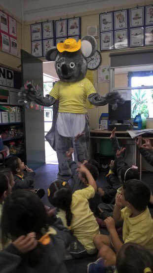 Look who came to visit our #safe #respectful #learners today!! #Louie #louielovesmlis