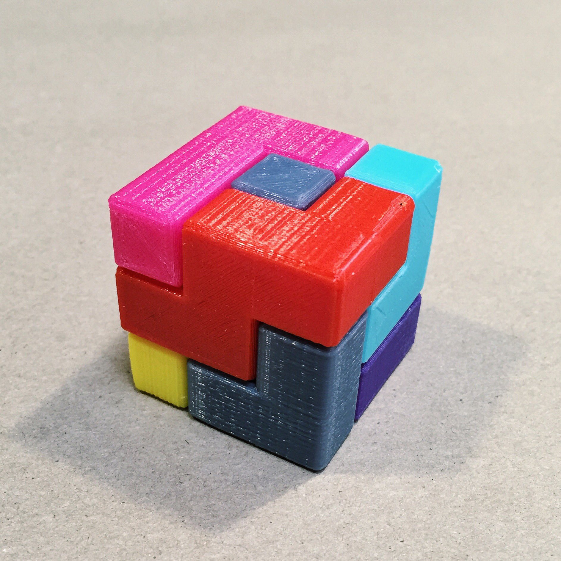 “3D print out this 3x3 puzzle cube for a fun little brain teaser: https://t...