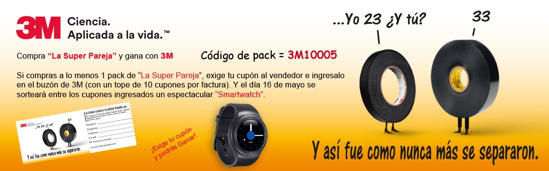 Electra_Cl's tweet photo. "Súper pareja de 3M" consulta en nuestras sucursales!! https://t.co/0Ng4jUGv8i