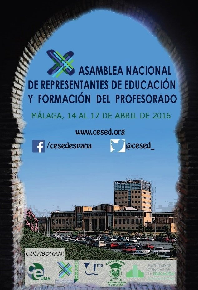 En una semana estará acabando el 1er día de nuestra X Asamblea en <a href="/facEDUma/">deema</a> Si aún no te has inscrito¿A qué esperas?
