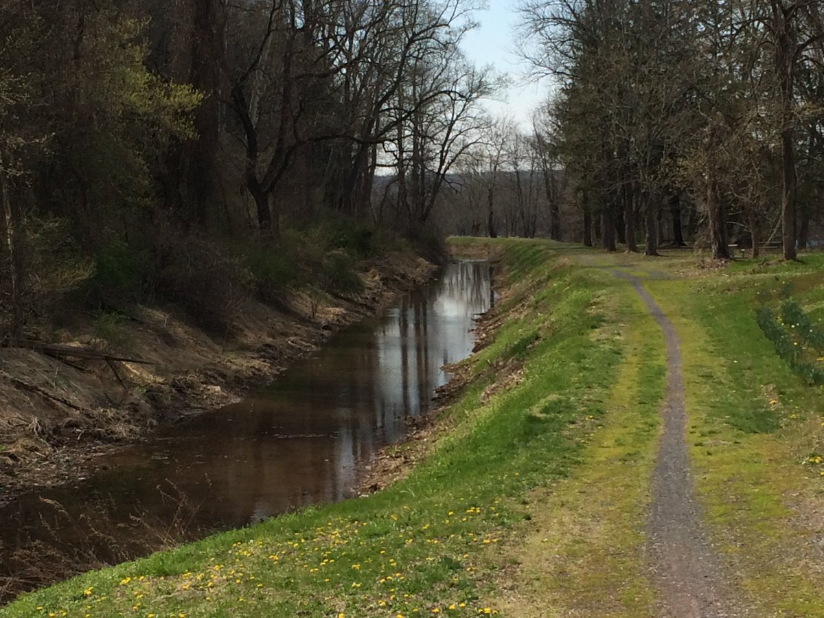 The Lehigh River water has reached the Virginia Forrest Recreation Area #delawarecanal #BucksCounty