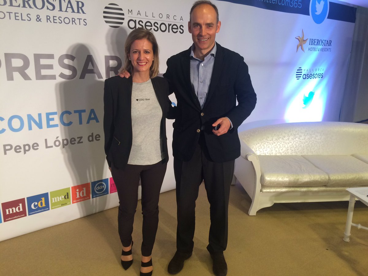 majogarciadoce's tweet photo. No todos los días tenemos al DG de @TwitterSpain @PepeAyalaSpain en #Mallorca Gracias @COM365_ #TwitterCOM365 https://t.co/wbuyqDNSmB