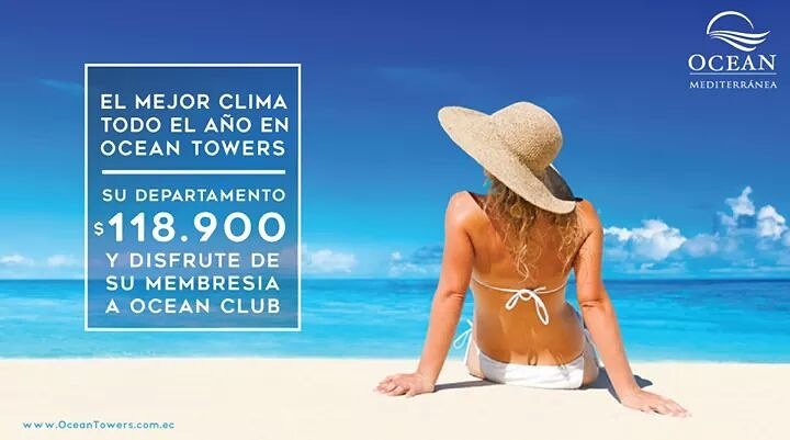 OceanTowers_ec's tweet photo. El mejor #clima todo el año #Oceantowers #OceanMediterránea #oceanclub #m2estrategasinmobiliarios #playas #Ecuador https://t.co/BIQZ3HmGyO