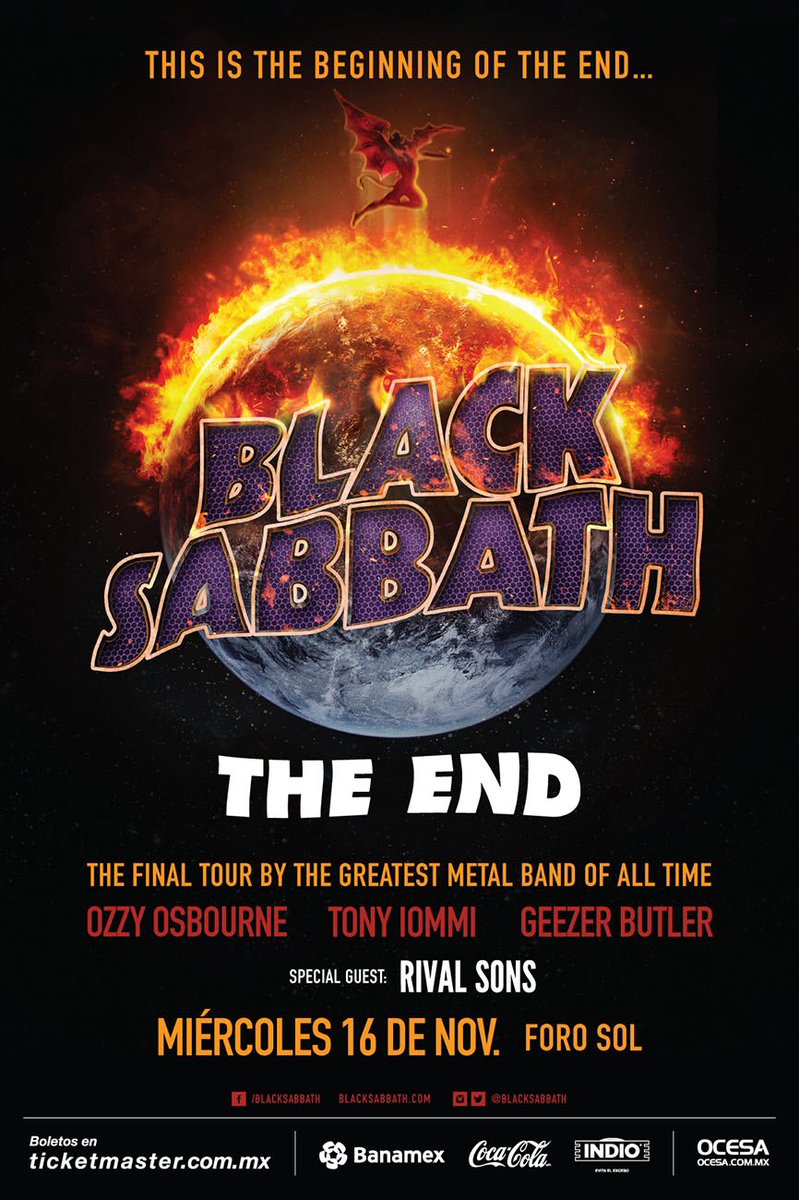 BlackSabbath's tweet photo. MEXICO!
Our final show in Mexico EVER has been announced! https://t.co/iGGdhYhcTq