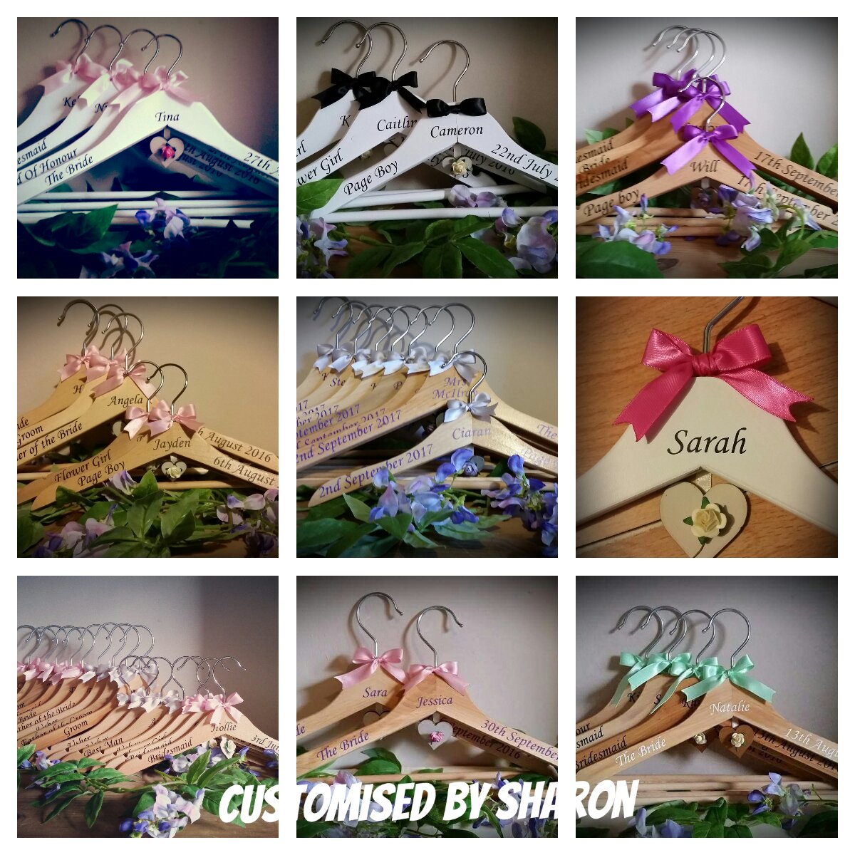 customisedbysha's tweet photo. Gorgeous wedding hangers #wedding #weddinghangers #bridesfreewhenyoubuy3ormore #customisedbysharon #madewithlove https://t.co/aWYkRiXirf