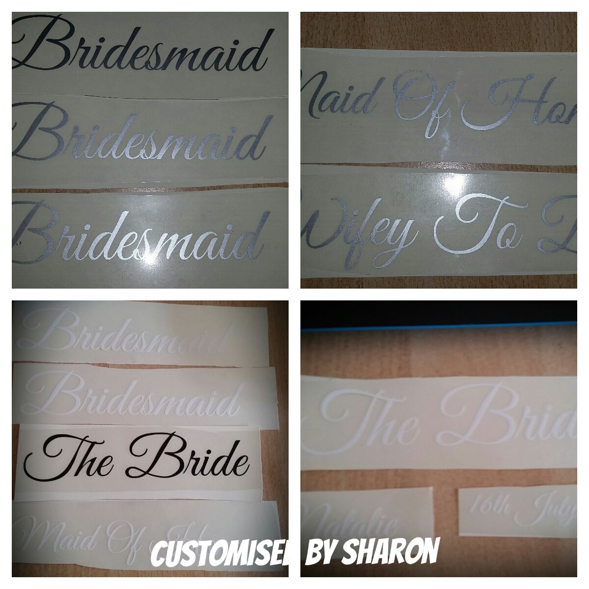 customisedbysha's tweet photo. Iron on vinyl #wedding #irononvinyl #heattransfervinyl #personalisestshirts #bridalpartytshirts #customisedbysharon https://t.co/gMmX1qSYxu