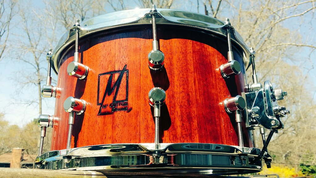 m2customdrums's tweet photo. 14x8 Monster bubinga stave snare! https://t.co/8XFto7rvzW
