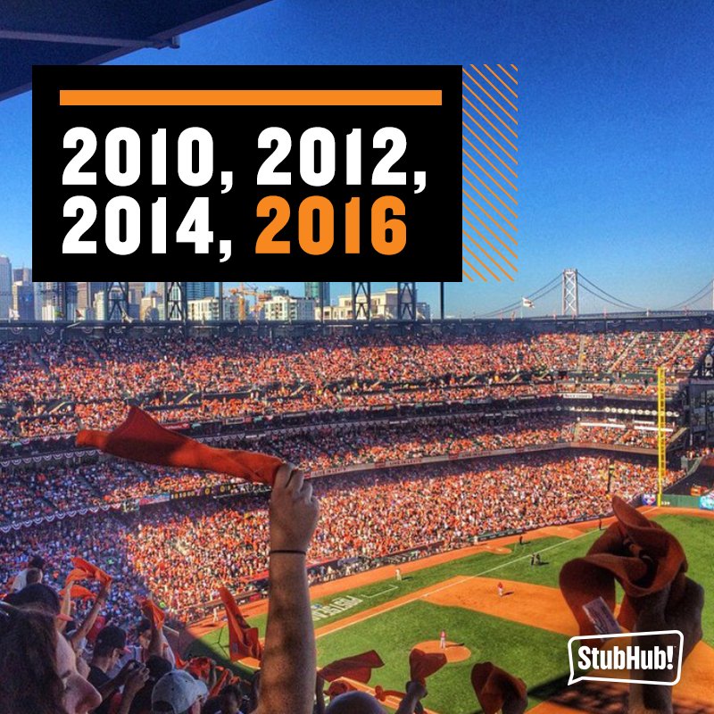 StubHub's tweet photo. Kicking off an EVEN year for the @SFGiants isn’t the same at home #OpeningSeries Get tix: https://t.co/1mdS0YsMGl https://t.co/trecP78IVy