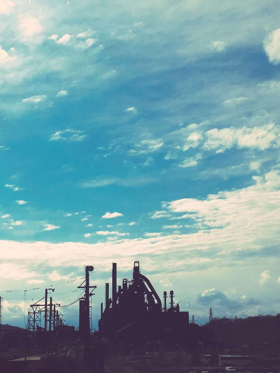 Views of the industrial history in the area from @Sands_Bethlehem at #lehighvalleylogistics