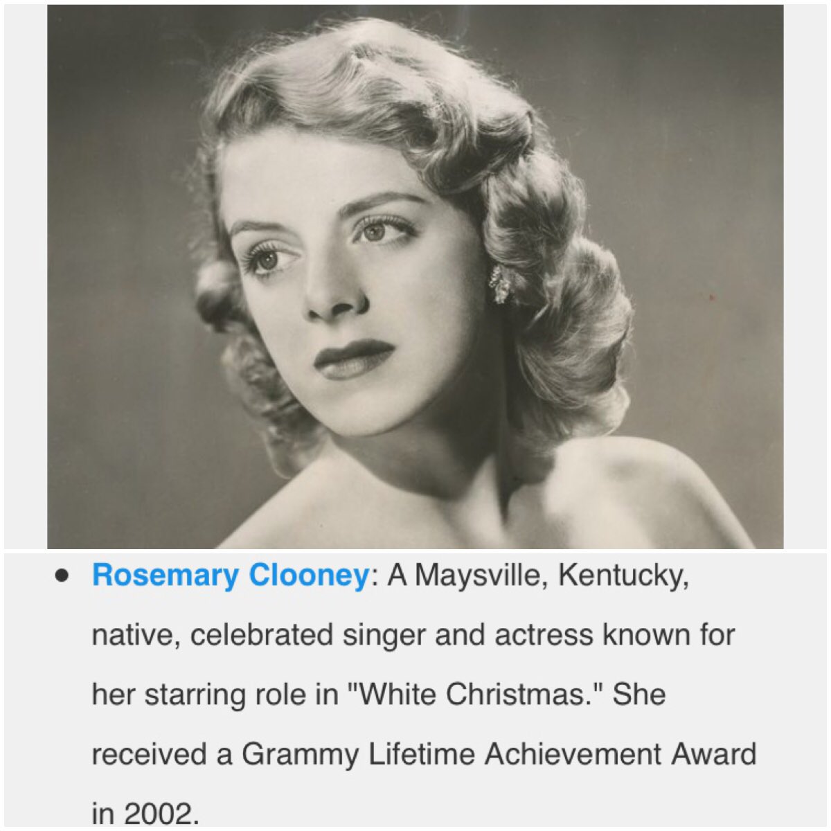 Plz vote for <a href="/Miguel_J_Ferrer/">Miguel Ferrer</a> 's mom Rosemary Clooney on next Over-the-Rhine mural! #NCISLA cin.ci/1RvMHj8