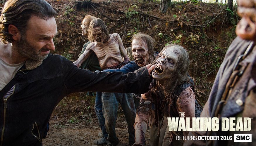 TalkingDead_AMC's tweet photo. That’s Daryl’s… That’s Michonne’s… 😱 #TWD https://t.co/QFgKlwkYKQ