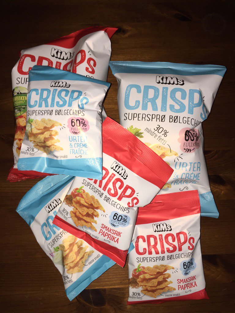 SophiAmanda's tweet photo. Gleder meg til å smake! #buzzador #kimscrisps https://t.co/QLpP32mx0Q