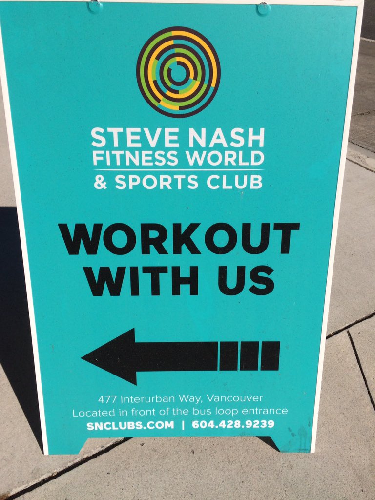 Head down the stairs by the bus loop and visit Steve Nash Fitness World! @SNSC #MarineGateway