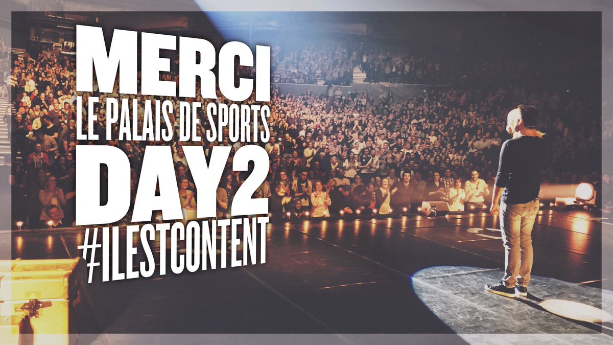 Jeffpanacloc's tweet photo. Merci le #palaisdessports day2 !
On approche de la fin 😓
#ilestcontent #panacloctour #show #fin https://t.co/Yg4Wq3rFrt
