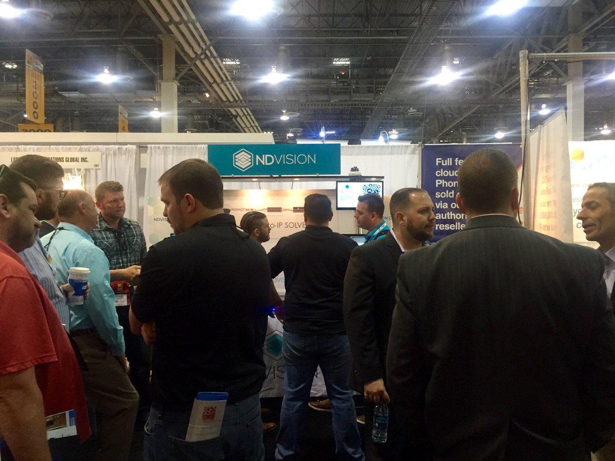 NDVisionOAS's tweet photo. Booth #1055 is bustling at #ISCWest16; the interest in @NDVisionOAS is high! Come by and chat with our experts. https://t.co/Mjta8ajfFL