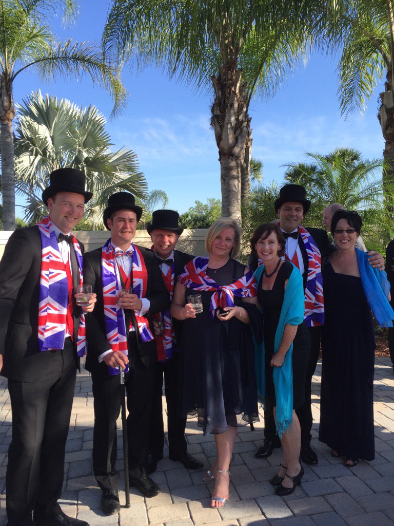 Paulajcon's tweet photo. Our wonderful International team "Styling" with top hat n' tails at #SAS2016 @AVISPLinfo @AVISPLCanada  #AVTweeps https://t.co/oGTRmvnhnG