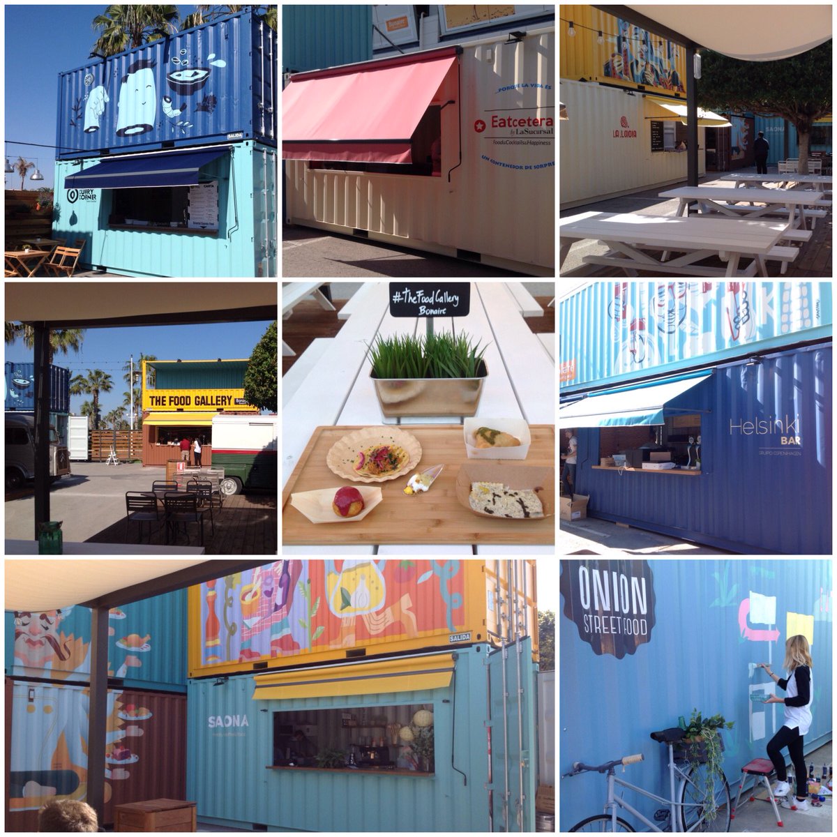 comoju's tweet photo. Hoy ha abierto #TheFoodGalleryBonaire, la primera propuesta permanente de Pop Street Food en Valencia en @CCBonaire https://t.co/rehBaj1Gg2