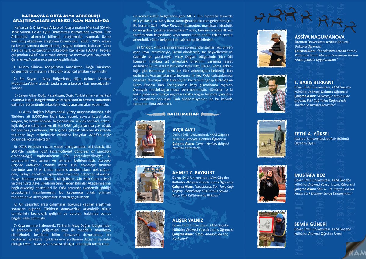 Moğolistan'da Tonyukuk Kazıları - Workshop
14 Nisan 2016 Saat:13:30
İzmir - DESEM "Bordo Salon"
Bekleriz...