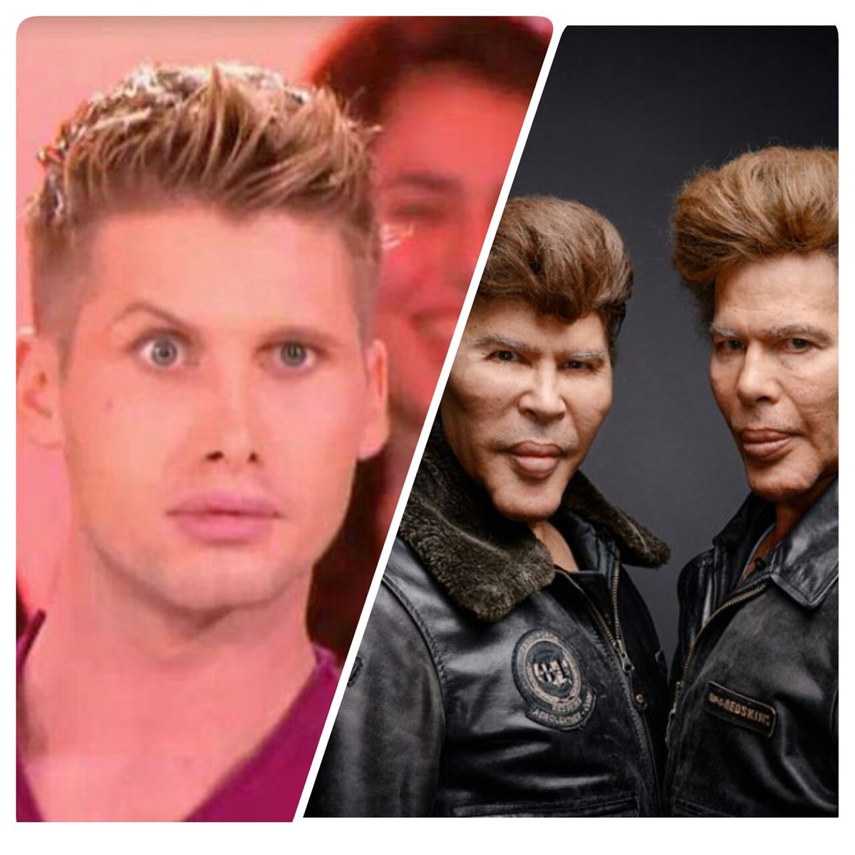 AvonEntreNous's tweet photo. C'est bien parti pour ressembler aux frères Bogdanoff ^.^
Sérieux faire des injections a son age...@benoitbdb #TPMP https://t.co/5yLdhxGFu2