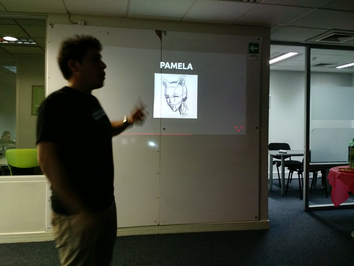 meetupjs_cl's tweet image. Presenta @fforres – PAMBot: Node + Telegram.