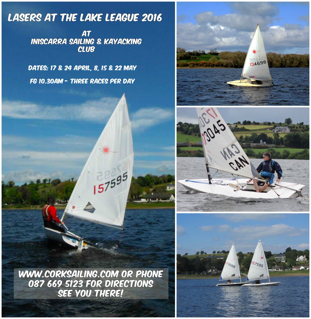Lasers at the Lake League 2016 - Inniscarra Sailing &amp; Kayaking Club
corksailing.com/lasers-at-the-…