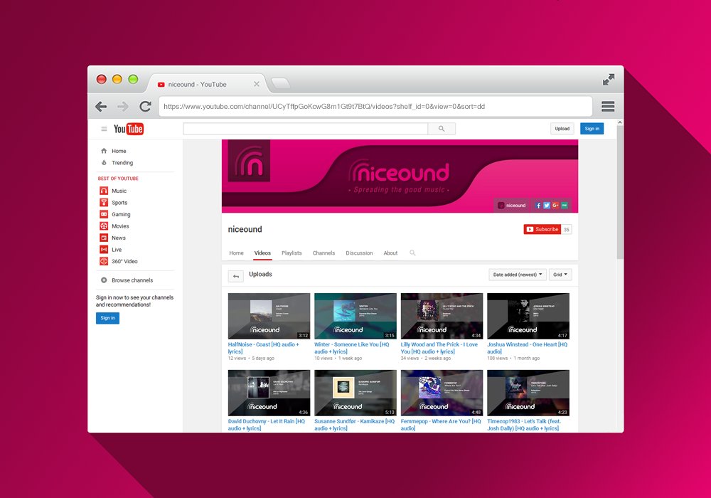 niceound's tweet image. Tired of listening to the same old songs over and over? Visit 👉 youtube.com/channel/UCyTff… and discover #newmusic 🎶