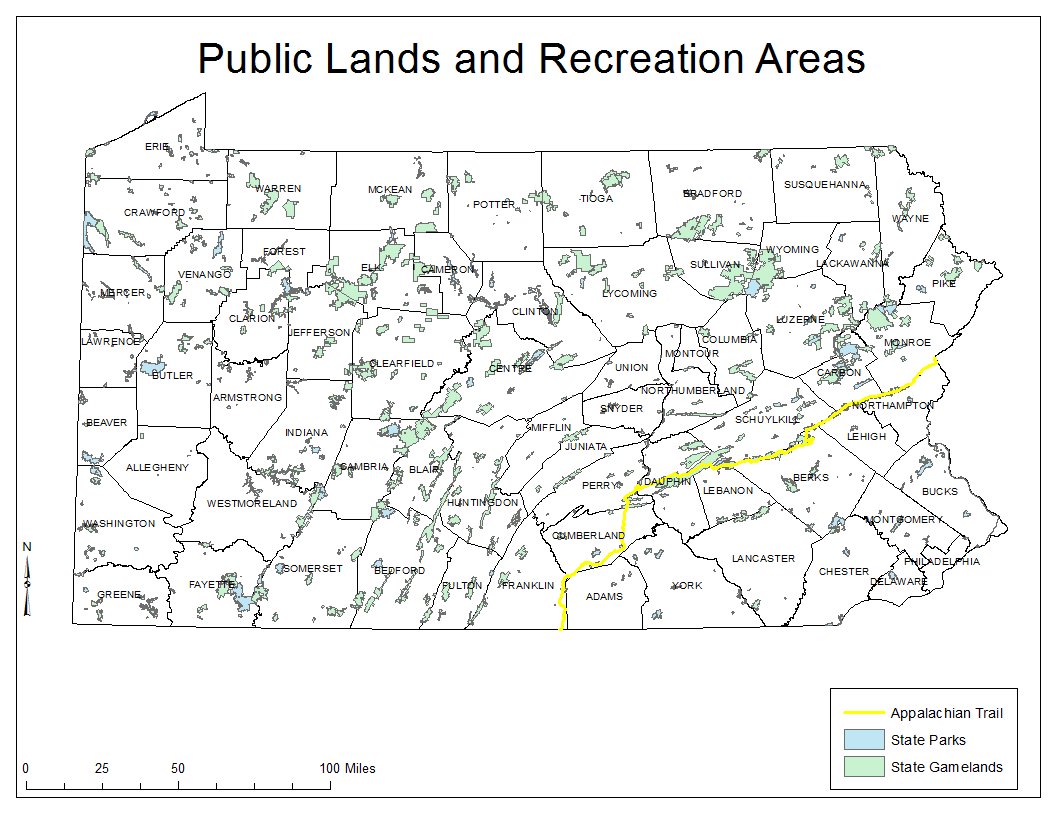 Pa Public Lands On Twitter Check Out Our Map Of Pennsylvania S