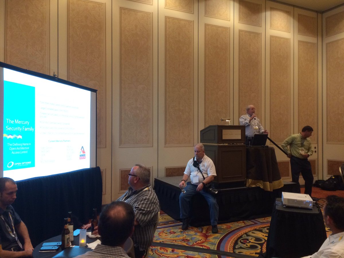 SecurToday's tweet photo. Opening remarks and overview from @ooaccess #ISCWest #ISCWest16 https://t.co/KzsKNb4quf