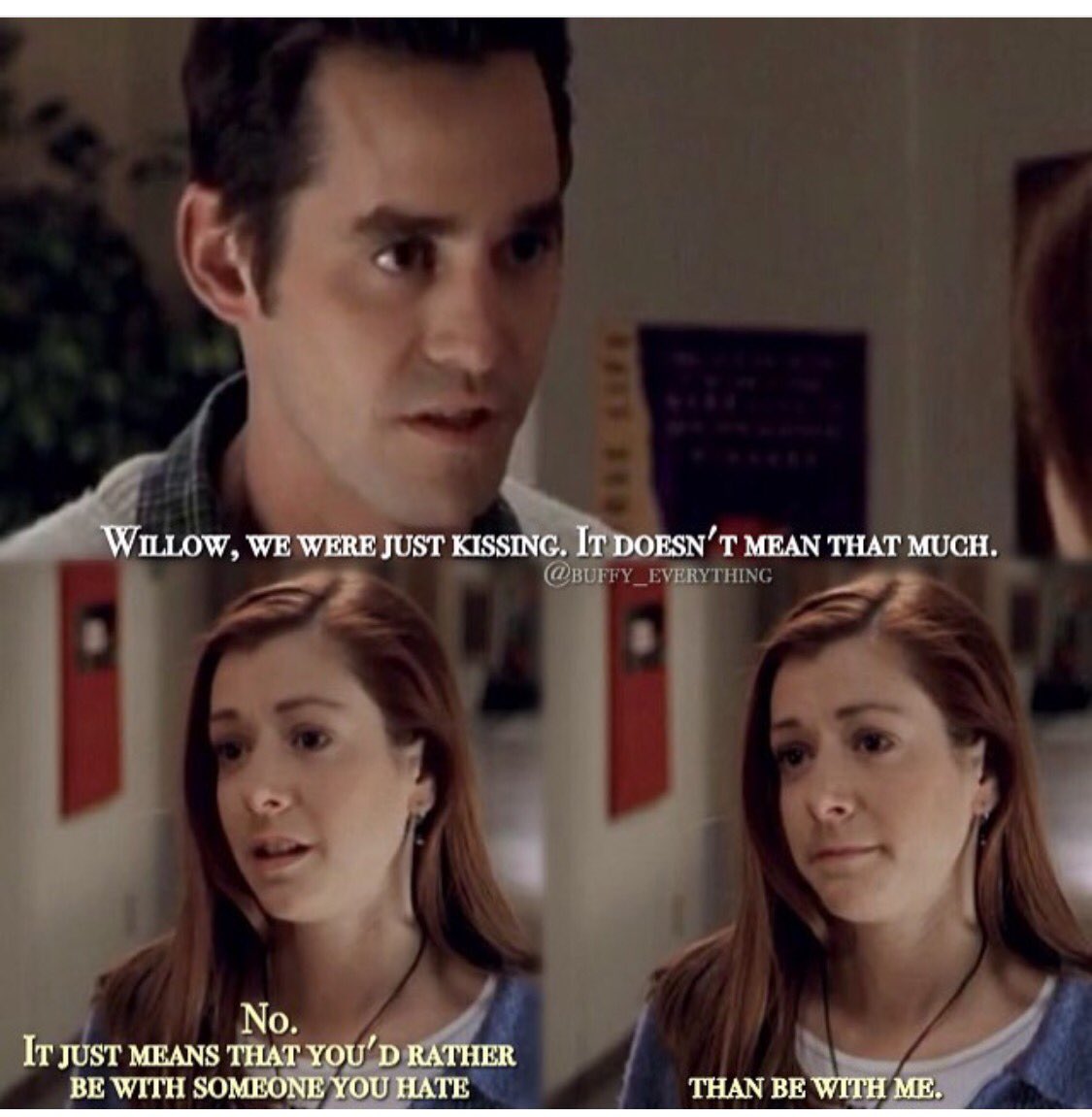 Them feels ... #willow #Xander #SadMoment #BtVS #love ?