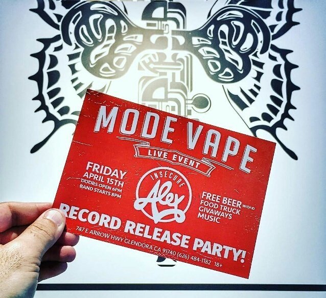 modevapetweets's tweet photo. Ready to #vape #drink and enjoy some great #music at #modevape!
#insecurealex #recordrelease #band #betobaccofree https://t.co/uvZMeSzGmy