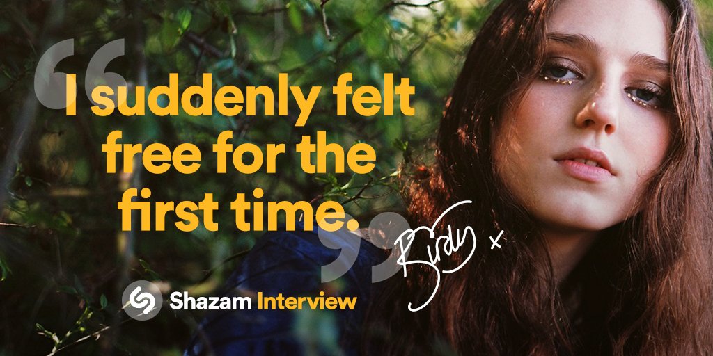 Shazam's tweet photo. ICYMI: We talked career aspirations &amp; finding a vision in our #ShazamInterview with @Birdy. https://t.co/4ns6nFStlC https://t.co/BomW9F8ZEx