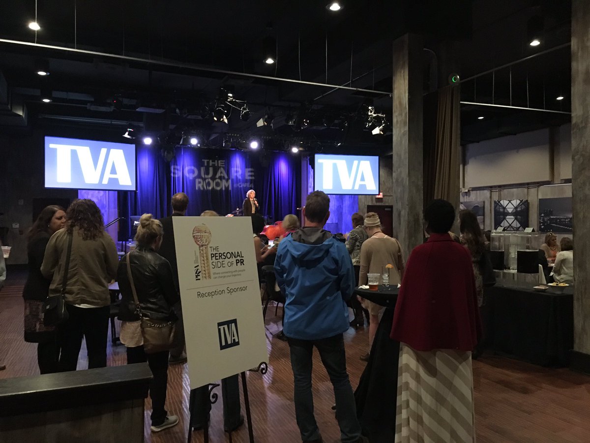 cbriemann's tweet photo. Our reception at @thesquareroom was the perfect ending to Day 2 of #KnoxPRSA16. Thanks @TVAnews for your support! https://t.co/zZ21SGAbgW