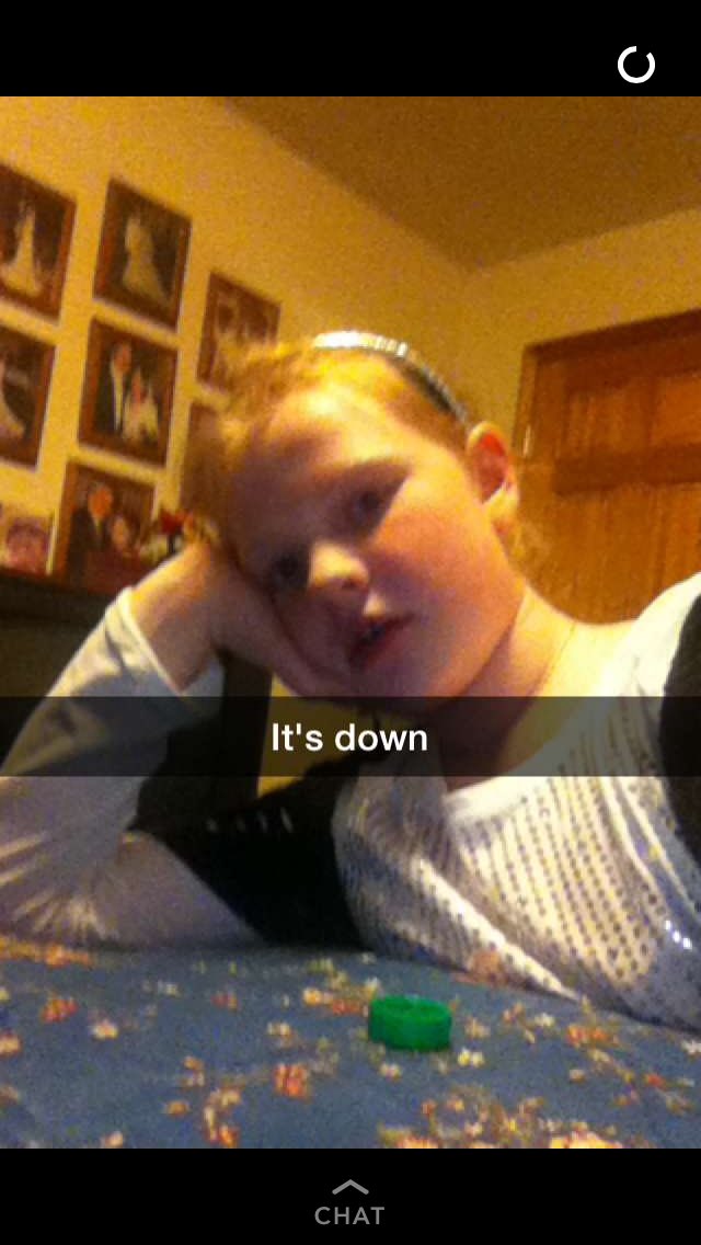 erinbailey99's tweet photo. When your 9 year old cousin gets a snap chat https://t.co/Y70zSoMLFK